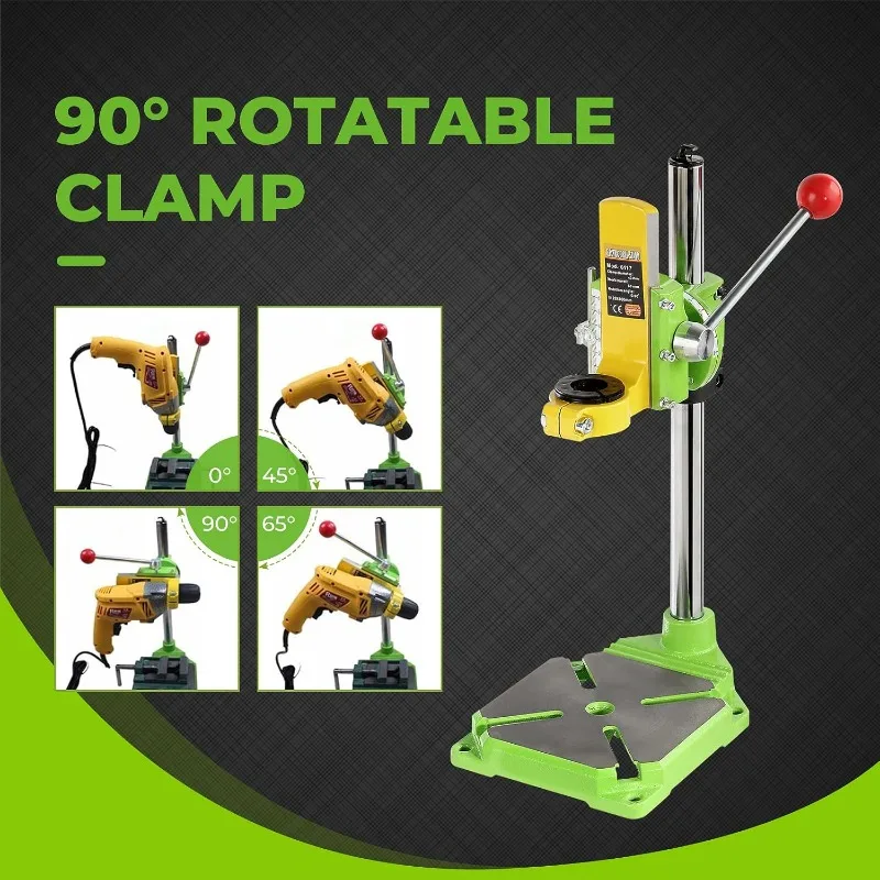 # 卓上ドリルスタンド。60mmの移動範囲を持ち、回転可能な - Drill Press のレビューと価格
