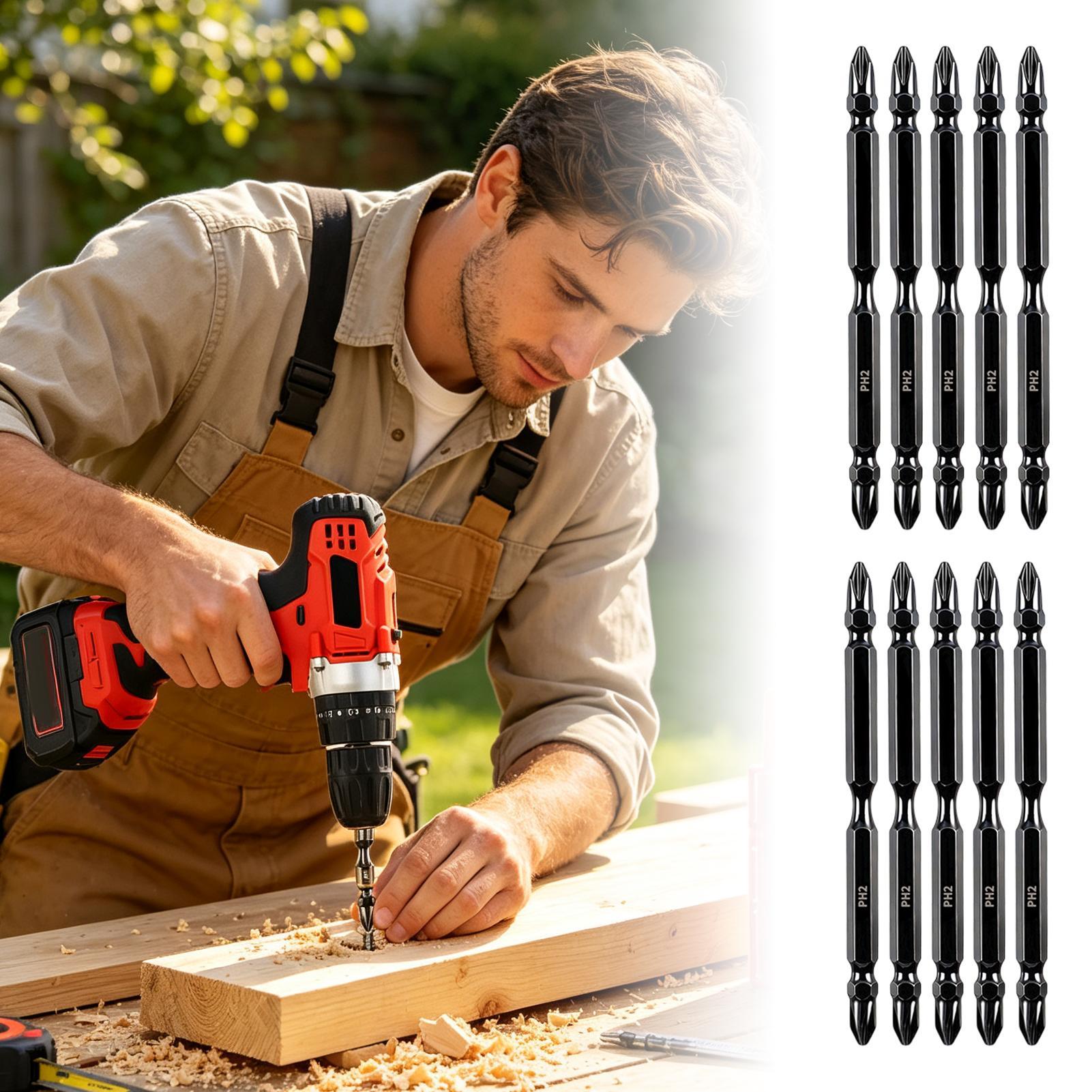 磁気ビット両端磁気フライスドリルヘッドキット多機能ドライバー - Screwdriver Set のレビューと価格